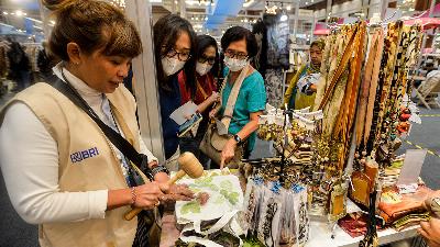 BRI MSME Expo at the Jakarta Convention Center, Jakarta, Dec. 8, 2023. Tempo/Tony Hartawan
