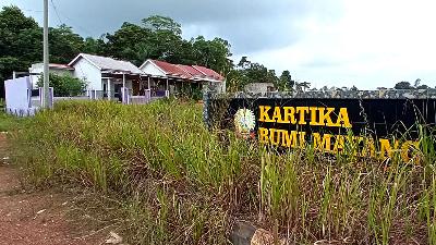 A soldier's housing project, Perumahan Kartika Bumi Mayang, in Jambi, June 7, 2025. Indonesia Leaks Team