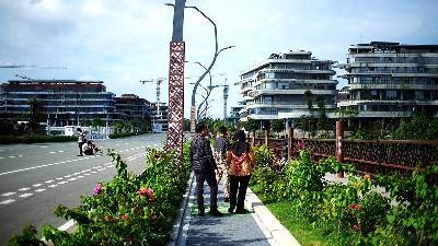 The Core Area of the Government Center (KIPP) of the Nusantara Capital City in Penajam Paser Utara, East Kalimantan, July 20, 2025. Tempo/Francisca Christy Rosana