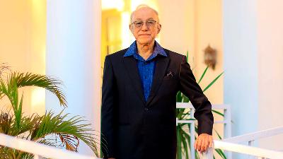 Wali Nanggroe of Aceh (Aceh Guardian), Teungku Malik Mahmud Al Haythar, at the Meuligoe Wali Nanggroe Aceh, Lampeuneurut, Aceh Besar, August 18, 2025. Muhammad Ichsan for Tempo