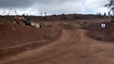 The nickel mining concession area operated by Karya Wijaya on Gebe Island, Central Halmahera, North Maluku, September 30, 2025.
Special Photo