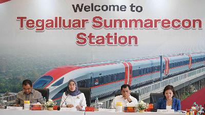 Specific visit of Commission VI of the House of Representatives of the Republic of Indonesia (DPR RI) to the office of Kereta Cepat Indonesia China (KCIC) in Bandung, West Java, November 7, 2025. kcic.co.id