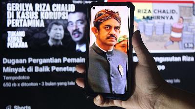 The figure of Riza Chalid in the media. Tempo/Gunawan Wicaksono