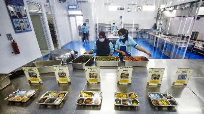 Kitchen facilities at the National Police Nutrition Fulfillment Service Unit (SPPG) at Palmerah Police Station, Jakarta, February 13, 2026. Tempo/Imam Sukamto
