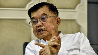 Former Indonesian Vice President Jusuf Kalla during an interview with Tempo reporters at his residence in Jakarta, March 10, 2026. Tempo/Imam Sukamto