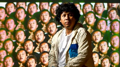 
Coordinator of the Commission for the Disappeared and Victims of Violence (KontraS) Dimas Bagus Arya during a visit to the Tempo office, Jakarta, March 26, 2026. Tempo/Tony Hartawan