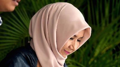Convicted former Kutai Kartanegara Regent Rita Widyasari after undergoing questioning at the KPK building, Jakarta, December 2, 2019. Tempo/Imam Sukamto