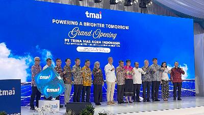 Inauguration of the solar cell and solar panel module factory owned by PT Trina Mas Agra Indonesia in the Kendal Industrial Estate, Central Java, June 19, 2025. kek.go.id