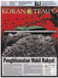 Cover Koran Tempo - Edisi 2008-08-20