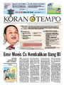 Cover Koran Tempo - Edisi 2008-09-09