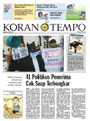 Cover Koran Tempo - Edisi 2008-09-10