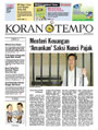 Cover Koran Tempo - Edisi 2008-09-12