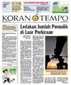 Cover Koran Tempo - Edisi 2008-09-30