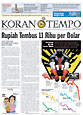 Cover Koran Tempo - Edisi 2008-10-28