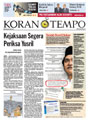 Cover Koran Tempo - Edisi 2008-11-12