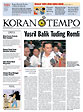 Cover Koran Tempo - Edisi 2008-11-19