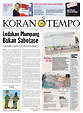 Cover Koran Tempo - Edisi 2009-01-20
