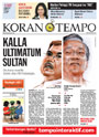 Cover Koran Tempo - Edisi 2009-02-06