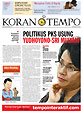 Cover Koran Tempo - Edisi 2009-02-13