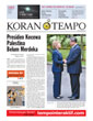 Cover Koran Tempo - Edisi 2009-02-20