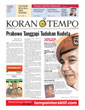Cover Koran Tempo - Edisi 2009-03-13