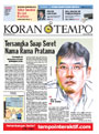 Cover Koran Tempo - Edisi 2009-03-18