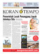 Cover Koran Tempo - Edisi 2009-03-31