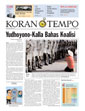 Cover Koran Tempo - Edisi 2009-04-13