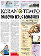 Cover Koran Tempo - Edisi 2009-04-16