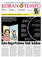 Cover Koran Tempo - Edisi 2009-04-18