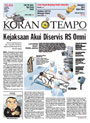 Cover Koran Tempo - Edisi 2009-06-09