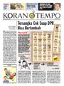 Cover Koran Tempo - Edisi 2009-06-11