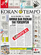 Cover Koran Tempo - Edisi 2009-06-18