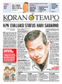 Cover Koran Tempo - Edisi 2009-06-22