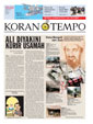 Cover Koran Tempo - Edisi 2009-08-25