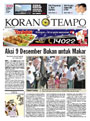 Cover Koran Tempo - Edisi 2009-12-07