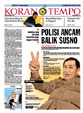 Cover Koran Tempo - Edisi 2010-03-20