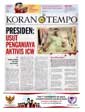 Cover Koran Tempo - Edisi 2010-07-09