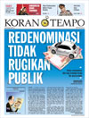Cover Koran Tempo - Edisi 2010-08-05