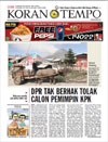 Cover Koran Tempo - Edisi 2010-08-30