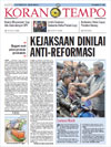 Cover Koran Tempo - Edisi 2010-09-18