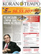 Cover Koran Tempo - Edisi 2010-09-29