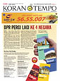 Cover Koran Tempo - Edisi 2010-10-25
