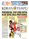 Cover Koran Tempo - Edisi 2011-01-17