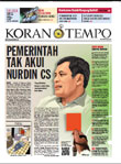 Cover Koran Tempo - Edisi 2011-03-29