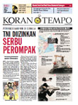 Cover Koran Tempo - Edisi 2011-04-13