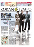 Cover Koran Tempo - Edisi 2011-05-13