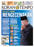 Cover Koran Tempo - Edisi 2011-10-18