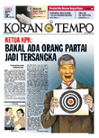 Cover Koran Tempo - Edisi 2011-11-09