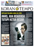 Cover Koran Tempo - Edisi 2012-01-16